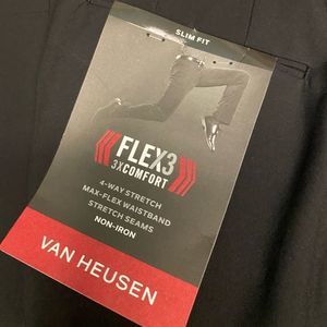 Mens Flex3 Van Heusen 30x30 black